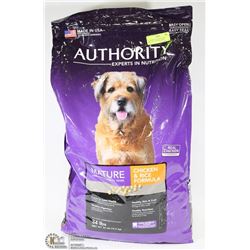 AUTHORITY CHICKEN & RICE MATURE 7+ 34LB DOG FOOD