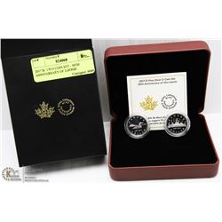 2017 $1 TWO COIN SET - 30TH ANNIVERSARY OF LOONIE