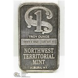 1 TROY OUNCE .999 FINE SILVER