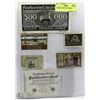 Image 1 : 6 GERMAN FIRST WORLD WAR MONEY