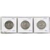 Image 1 : SET OF 3 CANADIAN 50 CENTS 1941, 1942, 1943.
