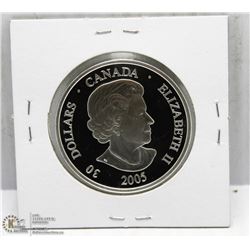 2005 $30 SILVER CANADA WELCOME TOTEM POLE