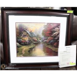 "QUIET EVENING" LITHOGRAPH 431/770 BY THOMAS