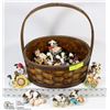 Image 1 : BASKET OF "MARYS MOOMOO'S" COLLECTIBLE COW