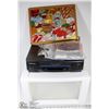 Image 1 : STORAGE BIN /W VCR, ASSORTED REMOTES AND MARDI