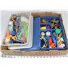 Image 1 : FLAT OF ASSORTED KIDS TOYS AND SCHOOL SUPPLIES