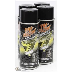 4 CANS OF TRIFLOW SYNTHETIC LUBRICANT/MACHINE OIL.