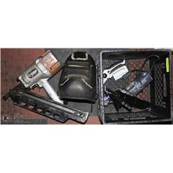 BLACK CRATE WITH BOSCH 4" GRINDER AND PALISADE