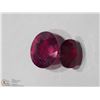 Image 1 : 27) GENUINE LARGE ENHANCED RUBY GEMSTONES