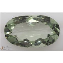 37) GENUINE LARGE SIZE GREEN AMETHYST GEMSTONE