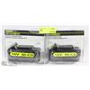 Image 1 : PAIR OF POWER IT 18 VOLT BATTERY PACKS