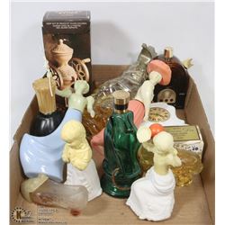 13 COLLECTIBLE AVON BOTTLES