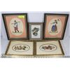 Image 1 : LOT OF 5 CROSS STITCH WALL ART