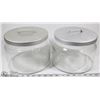 Image 1 : PAIR OF LARGE CANISTERS