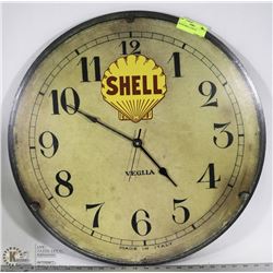 ROUND SHELL CLOCK 23"