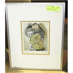 ABSTRACT ODJIG 1981 PRINT "LEARNING TO BE A LADY"