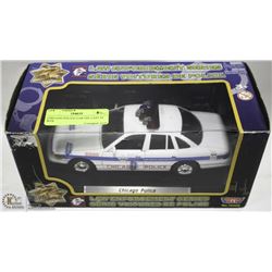 CHICAGO POLICE CAR DIE CAST IN BOX.
