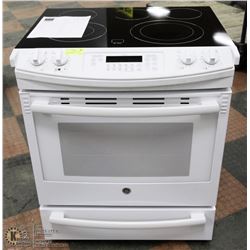 GE 30" SLIDE IN CLEAN DESIGN ELECTRIC RANGE