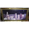 Image 1 : FRAMED NOTTURNO CITY BY THE NIGHT SIGNED PICTURE