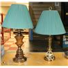 GROUP OF 2 ASSORTED BRASS LAMPS