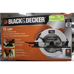 BLACK AND DECKER CIRCULAR SAW WITH BONUS BLADE