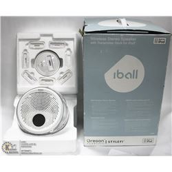 IBALL WIRELESS POWERED SPEAKER SYSTEM FOR IPOD