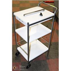 PHYSICIAN/TECHNICIAN CART WITH DRAWER. SALON