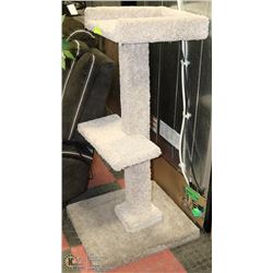 2 TIER CAT TREE. 46" TALL
