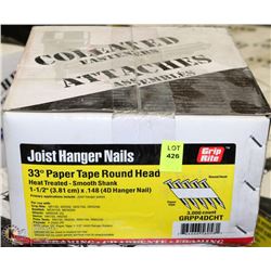 BOX WITH 3000 33DEGREE PAPER TAPE ROUND HEAD