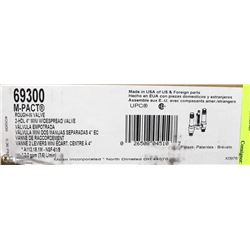 M-PACT ROUGH IN VALVE 2-HDL 4" MINI WIDE SPREAD