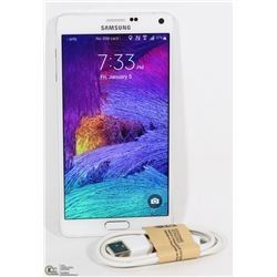CARRIER UNLOCKED SAMSUNG GALAXY NOTE 4 32GB WHITE