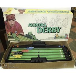 1960S VINTAGE AURORA DERBY HORSE RACE GAME.