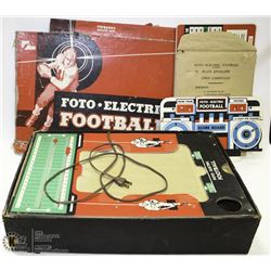 VINTAGE 1950S FOTO ELECTRIC FOOTBALL GAME.