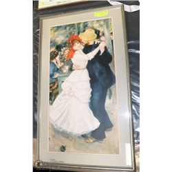 VINTAGE DANCE / CELEBRATION SCENE FRAMED ARTWORK