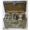 Image 1 : VINTAGE ANTIQUE DECANTER CHEST WITH 6 SHOT