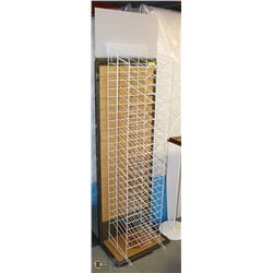 5' FREE STANDING SLOTWALL FIXTURE PLUS 5' PAPER