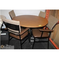ROUND DINING TABLE WITH 4 CHAIRS HOME