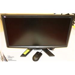 ACER COMPUTER MONITOR 20" WITH CORDS & MOUSE.