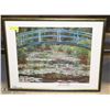 Image 1 : MONET THE JAPANESE FOOTBRIDGE 1899 FRAMED PRINT