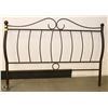 Image 1 : WELDED STEEL BROWN HEADBOARD FOR  DOUBLE BED