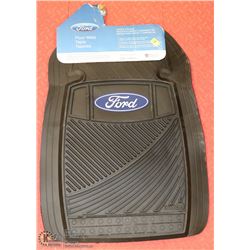 PAIR OF FLOOR MATS WITH FORD SYMBOL