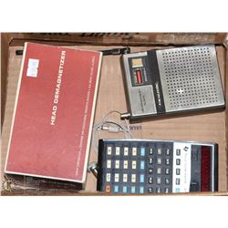 BOX OF ASSORTED ELECTRONICS INCLUDING WEATHER