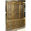 Image 1 : VINTAGE CHINA CABINET 53"X17"X72"H.