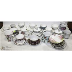 LOT OF CUP & SAUCERS