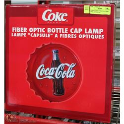 NEW ELECTRIC COCA COLA FIBRE OPTIC BOTTLE CAP