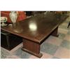 Image 1 : LARGE CHERRY WOOD DININGROOM TABLE 38"X84"X30"H