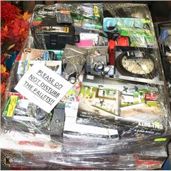 PALLET OF STORE RETURNS, INCL GLASSES, GAMES,