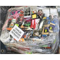 PALLET OF STORE RETURNS, INCL TOYS, WIPERS, WHEELS