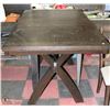 Image 1 : WOOD TONE BAR TABLE WITH LEAF 71X40X36