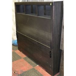 DOUBLE SIZE BOOKSHELF HEADBOARD